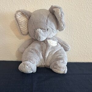 Gund Baby Plush Elephant in Soft Gray